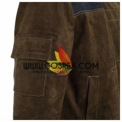 Cosrea TV & Movies Han Solo Star Wars Suede Leather Cosplay Costume