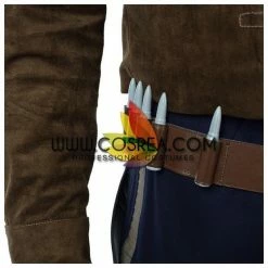 Cosrea TV & Movies Han Solo Star Wars Suede Leather Cosplay Costume