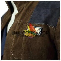 Cosrea TV & Movies Han Solo Star Wars Suede Leather Cosplay Costume