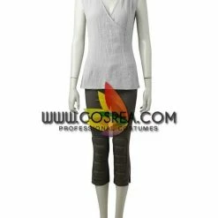 Cosrea TV & Movies Rey Last Jedi Island Star Wars Cosplay Costume