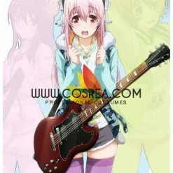 Cosrea Anime Costumes Super Sonico Tiger Hoodie Cosplay Costume