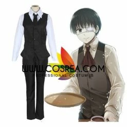 Cosrea Tokyo Ghoul Ken Kaneki Anteiku Cafe Cosplay Costume