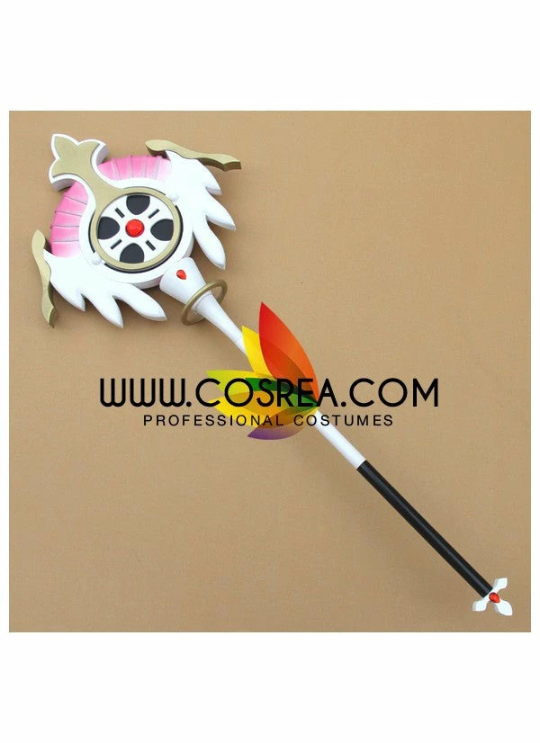 Cosrea Cosplay Props Elsword Elemental Master Aisha Angel Staff Cosplay Prop