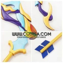 Cosrea Cosplay Props League Of Legends Ashe Amethyst Bow Cosplay Prop