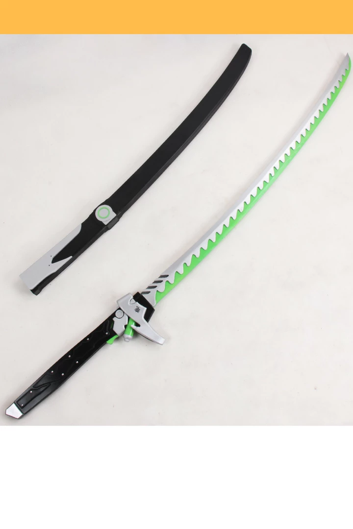 Cosrea Cosplay Props Overwatch Genji Classic Katana Sword Set Cosplay Prop