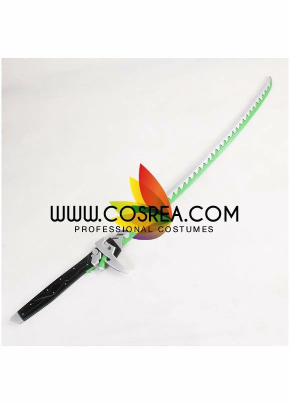 Cosrea Cosplay Props Overwatch Genji Classic Katana Sword Set Cosplay Prop