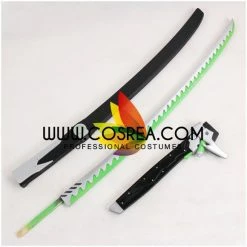 Cosrea Cosplay Props Overwatch Genji Classic Katana Sword Set Cosplay Prop