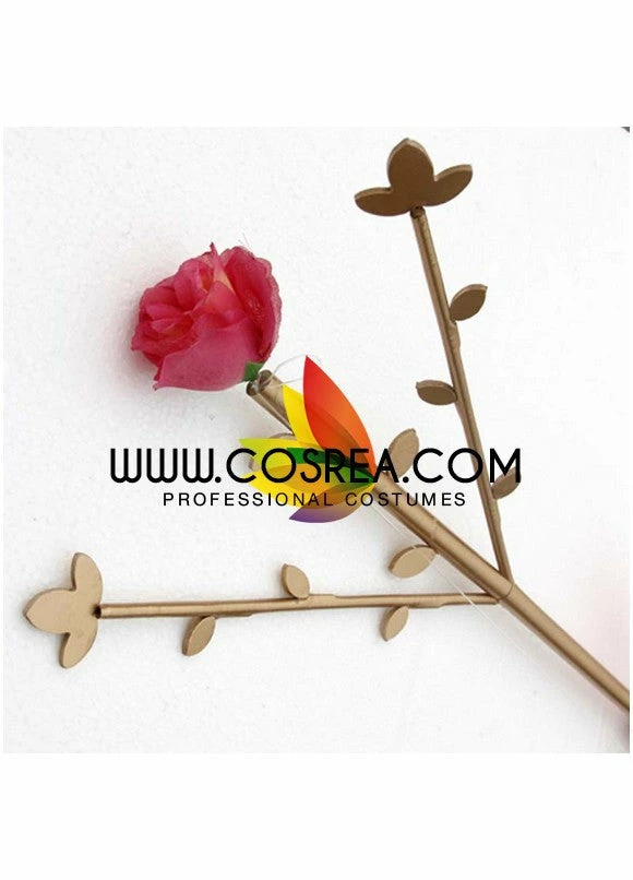 Cosrea Puella Magi Madoka Magica Rose Branch Bow Cosplay Prop Cosplay Props