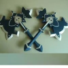 Cosrea Cosplay Props Queen's Blade Rebellion Axe Set Cosplay Prop