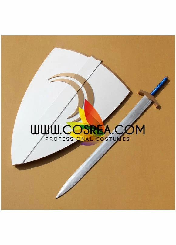 Cosrea Cosplay Props RWBY Juane Arc Crocea Mors Sword With Shield Cosplay Prop
