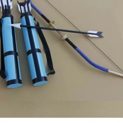 Cosrea Cosplay Props Samurai Warrior Mori Ranmaru Bow Set Cosplay Prop