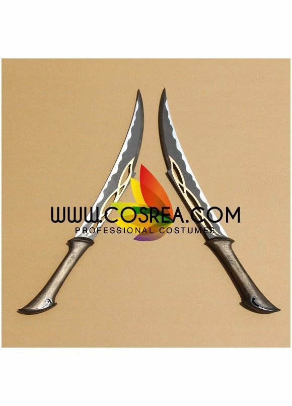 Cosrea The Hobbit Tauriel Dagger Set Cosplay Prop Cosplay Props