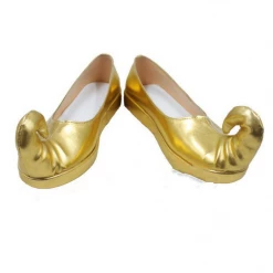 Cosrea Disney Aladdin Jasmine Gold Cosplay Shoes