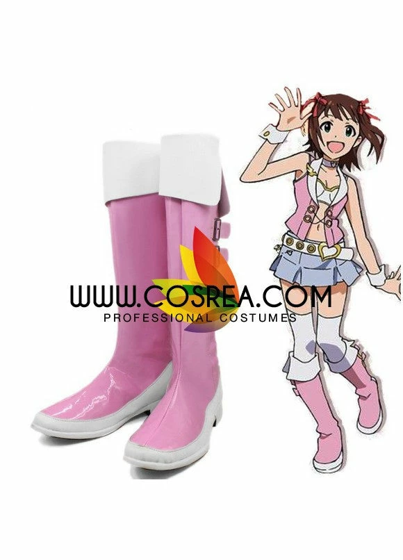 Cosrea Idolmaster PU Leather Cosplay Shoes