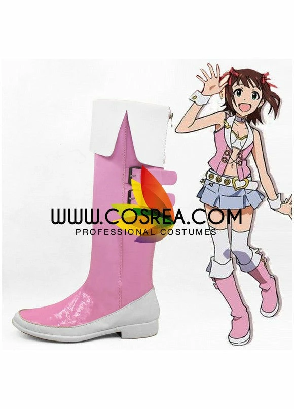 Cosrea Idolmaster PU Leather Cosplay Shoes