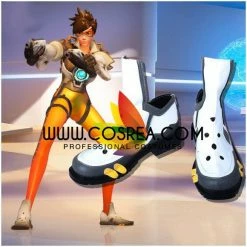 Cosrea Overwatch Tracer Cosplay Shoes