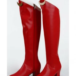 Cosrea Sailormoon Usagi Tsukino Dark Red Cosplay Shoes
