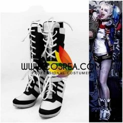 Cosrea Suicide Squad Harley Quinn Movie Cosplay Shoes