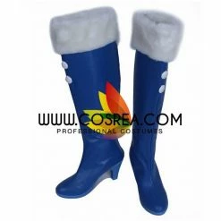 Cosrea Vocaloid Snow Miku Cosplay Shoes