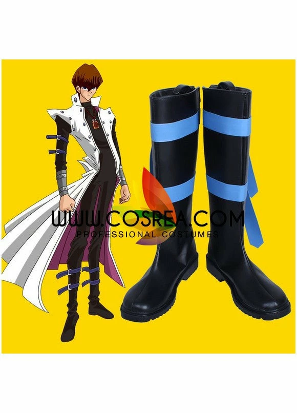 Cosrea Yugioh Seito Kaiba Cosplay Shoes