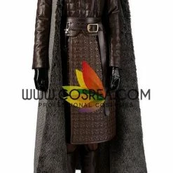 Cosrea Arya Stark Season 8 Game Of Thrones Dark PU Leather Version Cosplay Costume