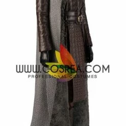 Cosrea Arya Stark Season 8 Game Of Thrones Dark PU Leather Version Cosplay Costume
