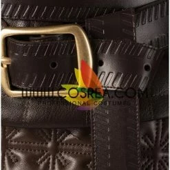 Cosrea Arya Stark Season 8 Game Of Thrones Dark PU Leather Version Cosplay Costume