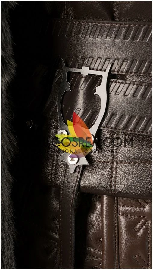 Cosrea Arya Stark Season 8 Game Of Thrones Dark PU Leather Version Cosplay Costume