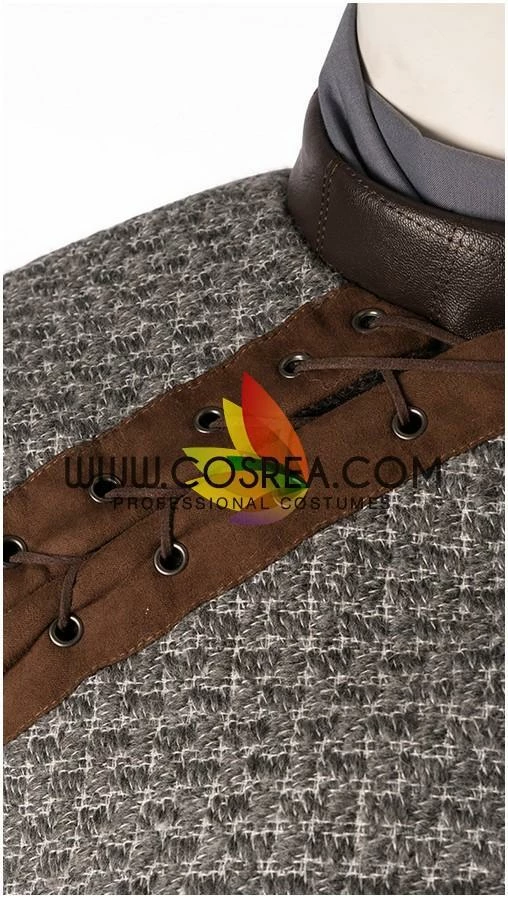 Cosrea Arya Stark Season 8 Game Of Thrones Dark PU Leather Version Cosplay Costume