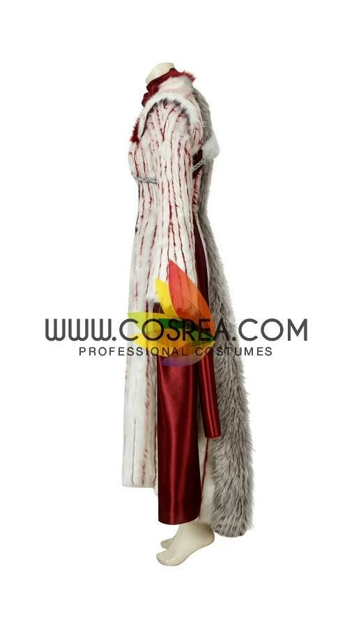 Cosrea TV & Movies Daenerys Season 8 Faux Fur Cosplay Costume