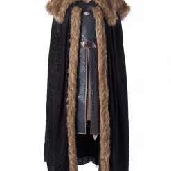 Cosrea Jon Snow Season 8 Game Of Thrones PU Leather Cosplay Costume TV & Movies