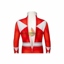 Cosrea TV & Movies Mighty Morphin Power Rangers Red Ranger Kids Size Digital Printed Cosplay Costume