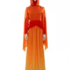 Cosrea Star Wars Padme Amidala Flame Colored Robes Cosplay Costume TV & Movies