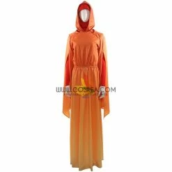 Cosrea Star Wars Padme Amidala Flame Colored Robes Cosplay Costume TV & Movies