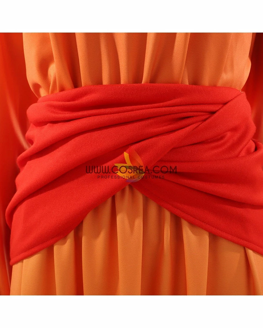 Cosrea Star Wars Padme Amidala Flame Colored Robes Cosplay Costume TV & Movies