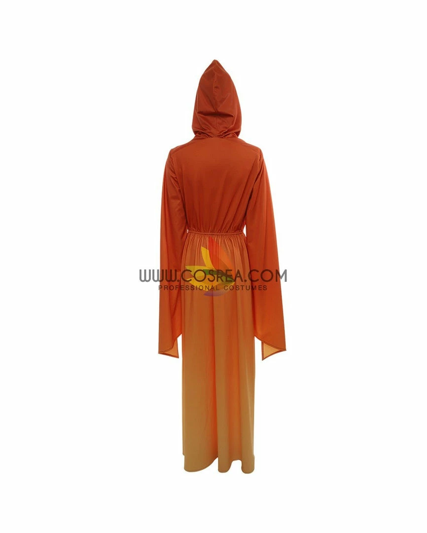 Cosrea Star Wars Padme Amidala Flame Colored Robes Cosplay Costume TV & Movies