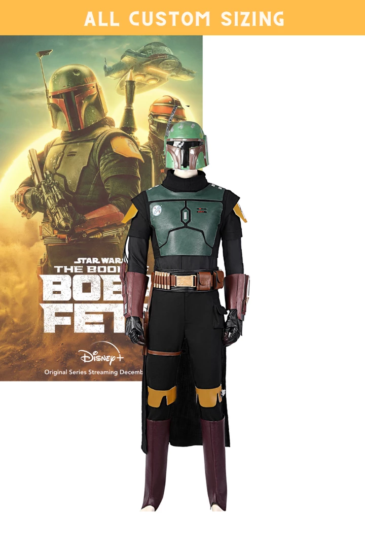 Cosrea TV & Movies The Book Of Boba Fett Complete Cosplay Costume