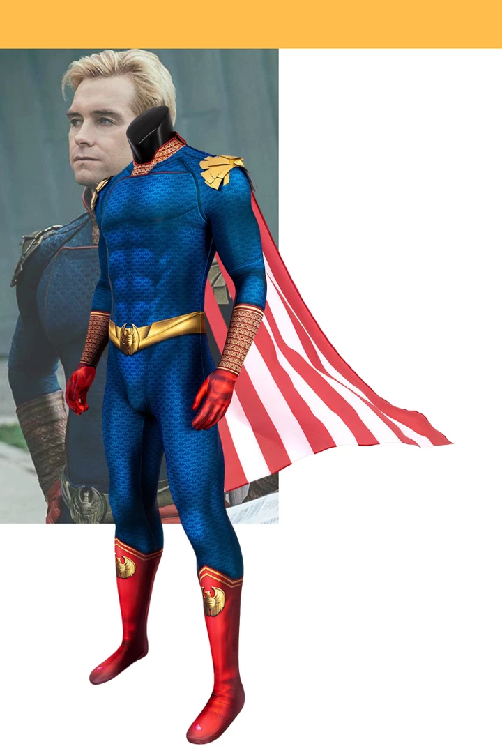 Cosrea The Boys Homelander Digital Printed Cosplay Costume TV & Movies