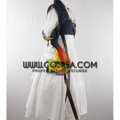 Cosrea Anime Costumes Violet Evergarden Suede Leather Cosplay Costume