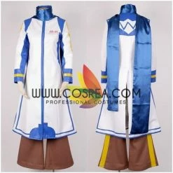 Cosrea Anime Costumes Vocaloid Kaito Satin Fabric Cosplay Costume