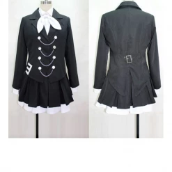 Cosrea Vocaloid Rin Kagamine Secret Police Cosplay Costume