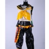 Cosrea Vocaloid Rin PU Leather Cosplay Costume