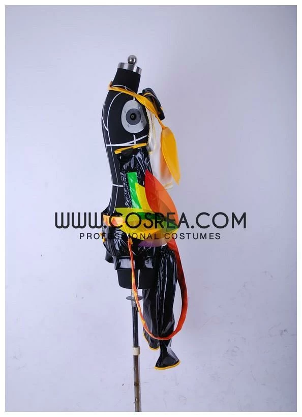 Cosrea Vocaloid Rin PU Leather Cosplay Costume