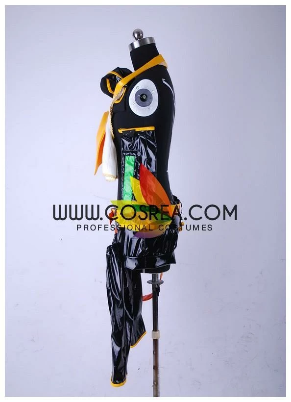 Cosrea Vocaloid Rin PU Leather Cosplay Costume