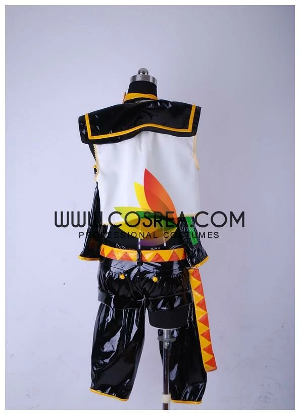 Cosrea Vocaloid Rin PU Leather Cosplay Costume