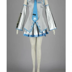 Cosrea Vocaloid Snow Miku Playtime Edition Cosplay Costume Anime Costumes
