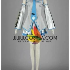 Cosrea Vocaloid Snow Miku Playtime Edition Cosplay Costume Anime Costumes
