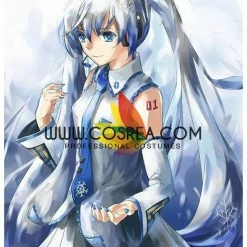 Cosrea Vocaloid Snow Miku Playtime Edition Cosplay Costume Anime Costumes