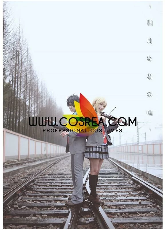 Cosrea Your Lie In April Academy Uniform Cosplay Costume