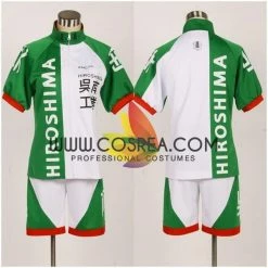 Cosrea Anime Costumes Yowamushi Pedal Hiroshima Kureminami Technical High School Eikichi Machimiya Cosplay Costume